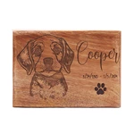 Mango Wooden Cremation Urns for Dogs Design