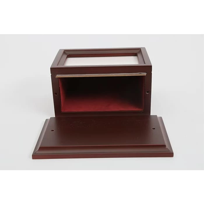 Medium Mahogany Cremation Urns, Keepsake cremation Urn