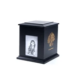 MDF Matte Blue Cremation Pets Urn