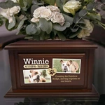 Your Companion Solid Wooden Urn for Dog Ashes