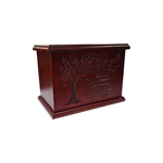 European Style Personalized Wooden Cremation Urn for Adults