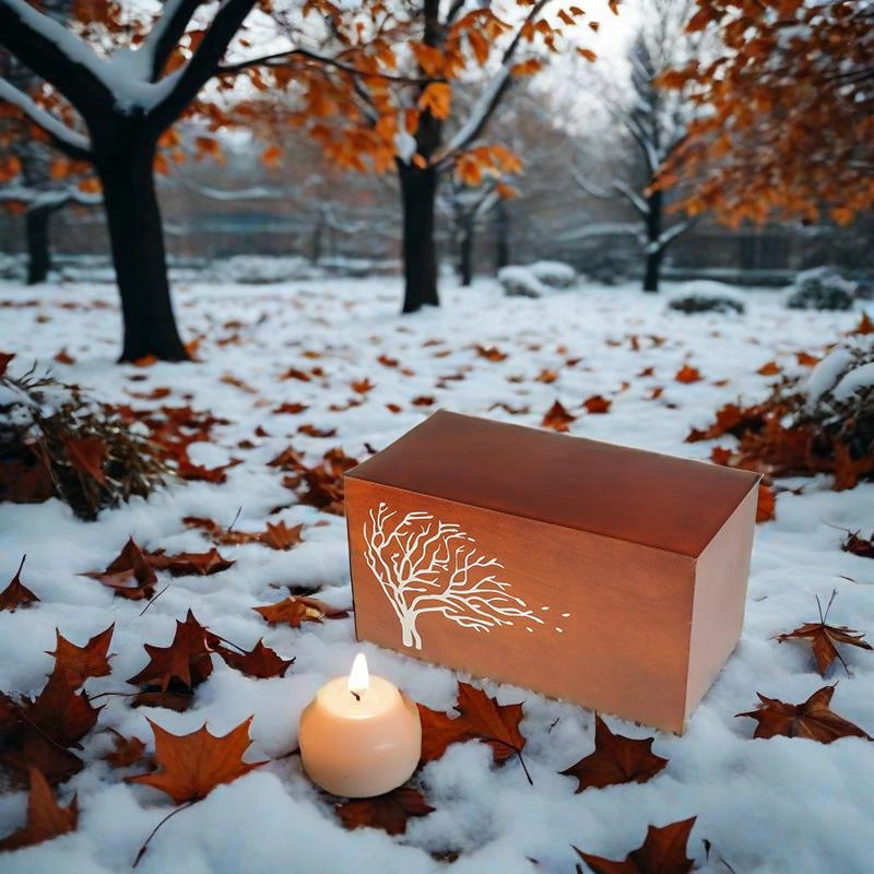 Memorial Wooden Urn Design Tree of Life