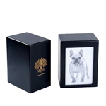High Gloss Matte Blue Keepsake Cremation Pets Urn