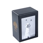 High Gloss Matte Blue Keepsake Cremation Pets Urn