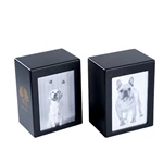 High Gloss Matte Blue Keepsake Cremation Pets Urn