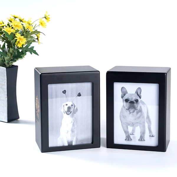 High Gloss Matte Blue Keepsake Cremation Pets Urn