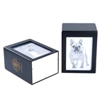 High Gloss Matte Blue Keepsake Cremation Pets Urn