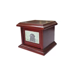 Keepsake Wood Pets urn with Photo Frame Design