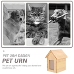 Our Life Pet Companion Urn, Bamboo Urn for Dog Ashes