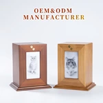 Small Wooden Funeral Urns for pets Ashes