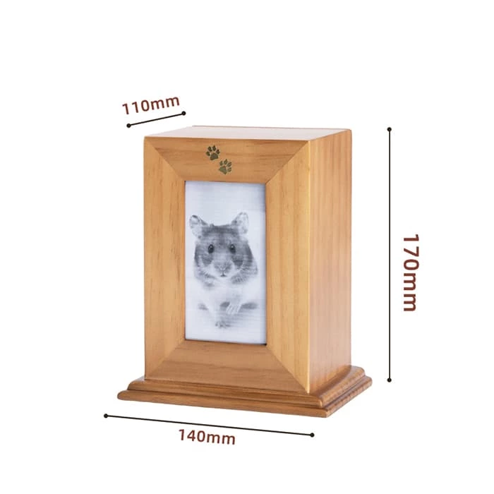Small Wooden Funeral Urns for pets Ashes