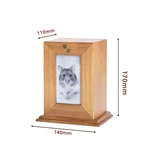 Small Wooden Funeral Urns for pets Ashes