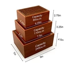 Medium Dark Reddish Brown Rosedwood Cremation Urn