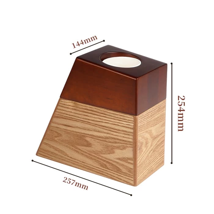 Our Life Companion Pet Wooden Urn with Small Potted Plant compartmemt