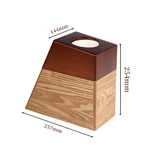 Our Life Companion Pet Wooden Urn with Small Potted Plant compartmemt