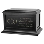 Funeral Veneer Urn for Ashes, MDF Cremation Urn for Pets