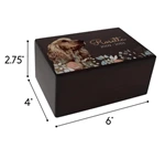 Design Black Walut Wooden Companion Urns