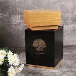 Modern Style Mix Mateiral Cremation Wooden Urn Box for Human Ashes