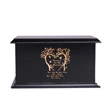 Wood Cremation for Adults Tree of Life and Bird