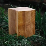 Funeral Cremation Wooden Urns with Different Texture
