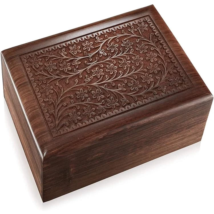 Cremation Wood Urn for Human Ashes