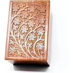 Handmade Rosewood Cremation Urn