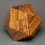 Unique Wood Cremation Urn for Pet or Humans