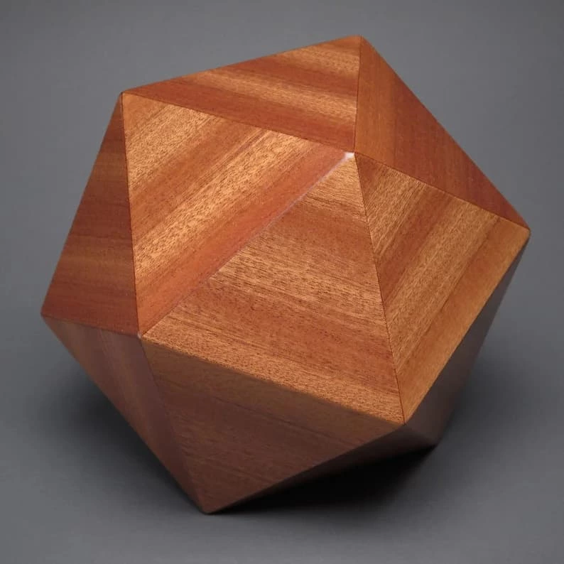 Unique Wood Cremation Urn for Pet or Humans