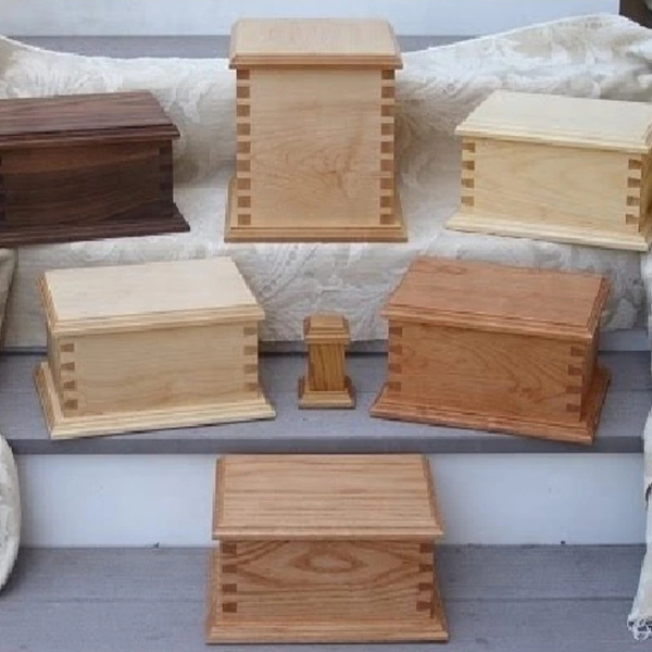 Keepsake Wood Cremation Urns for Burial