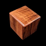 Furneral Wood Pet Cremation Urn Curly Hawaiian Koa