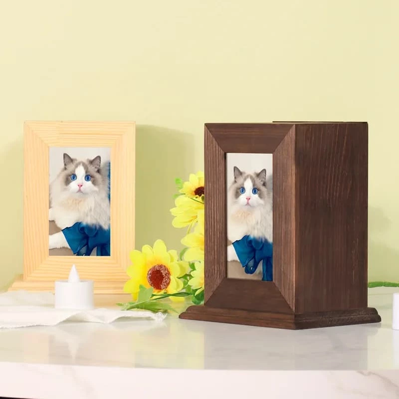 Photo Frame Design Small Wooden Keepsake Urns