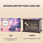 Keepsake Wooden Box Urns for Human Ashes