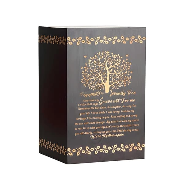 Solid Pine Wooden Cremation Boxes for Humans