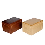 Adult Cremation Wooden Urns with Smooth and Modern