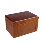 Adult Cremation Wooden Urns with Smooth and Modern