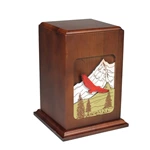 Carving Wood Cremation Urns