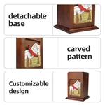 Carving Wood Cremation Urns