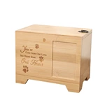 Chinese Bamboo Pet  Cremation Urn