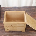 Chinese Bamboo Pet  Cremation Urn