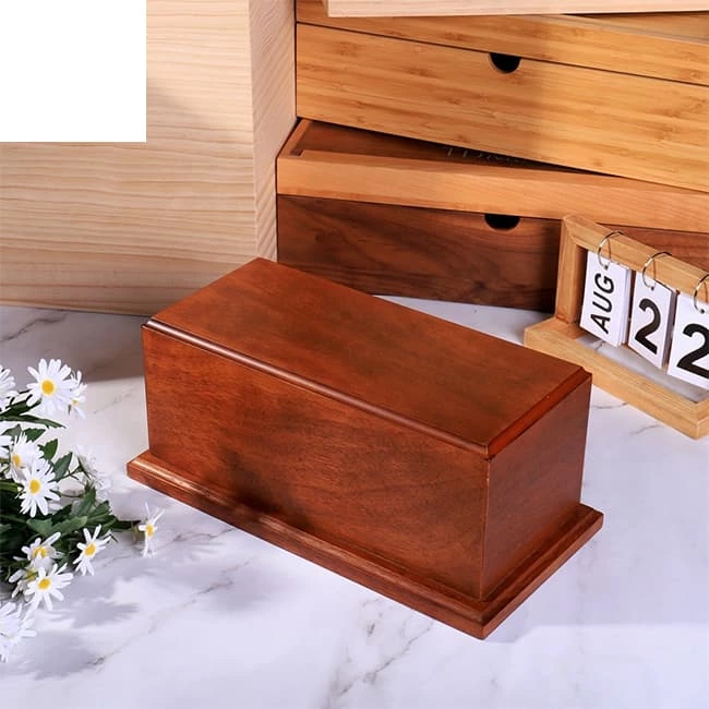 Handmade Mahogany Wood Cremation Urns