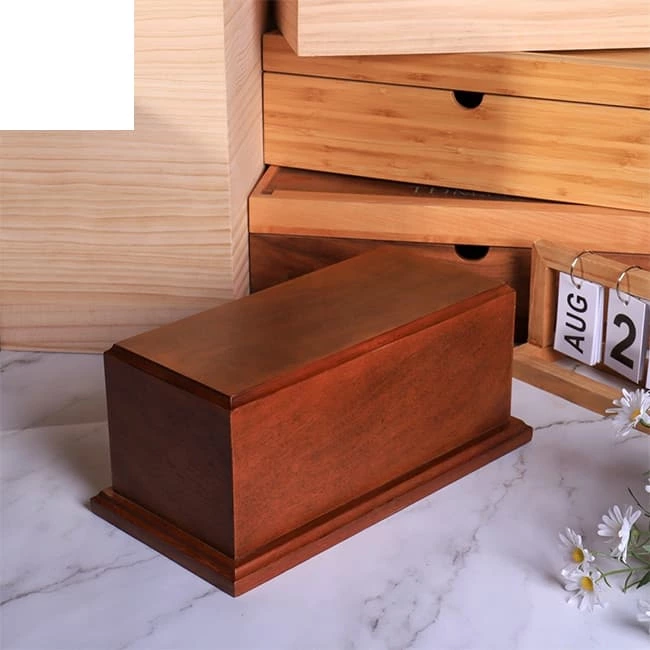 Handmade Mahogany Wood Cremation Urns
