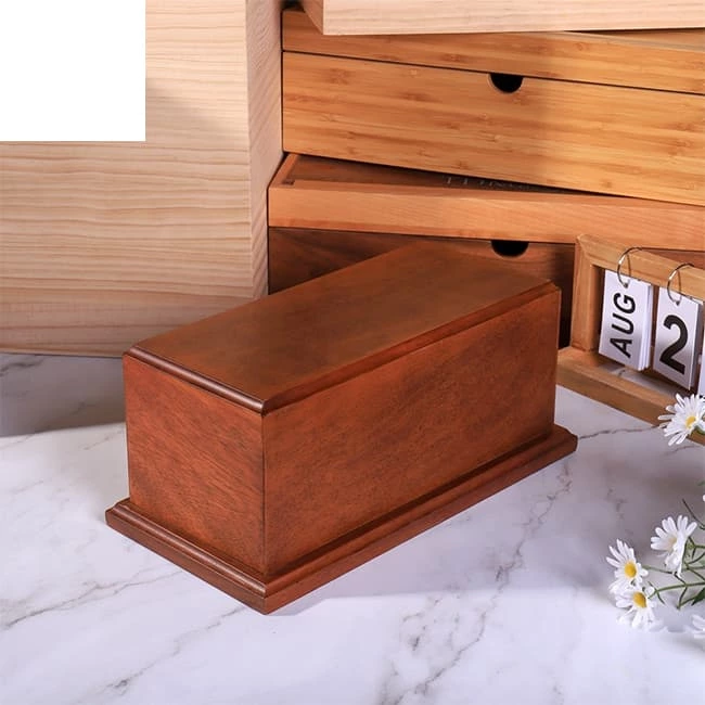 Handmade Mahogany Wood Cremation Urns