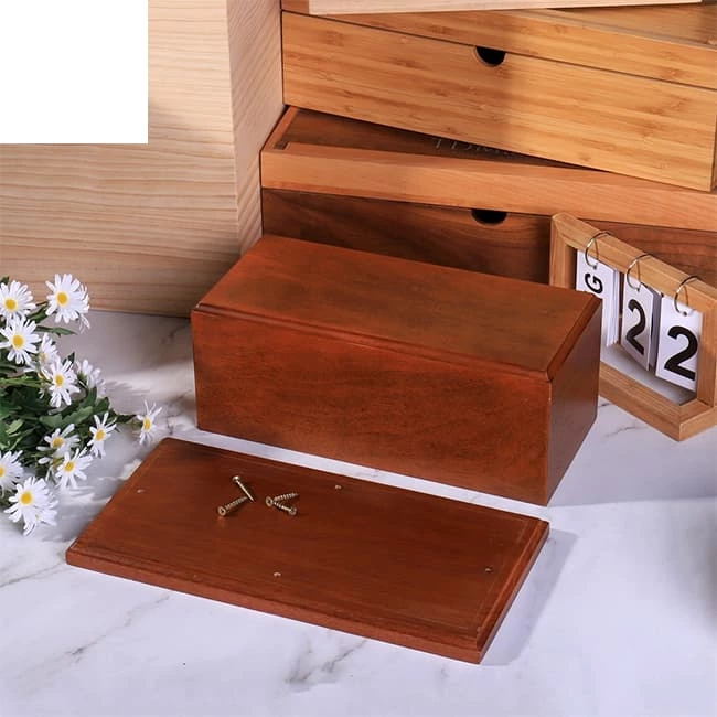Handmade Mahogany Wood Cremation Urns