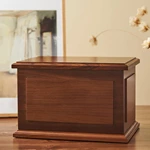 Walnut Wooden Urn Box for Human Ashes