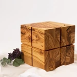 Olive Wooden Urn for Pet Ashes 0.79lbs