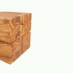 Olive Wooden Urn for Pet Ashes 0.79lbs