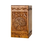 Rosewood Cremation Wooden Urn for Adults
