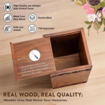 Rosewood Cremation Wooden Urn for Adults