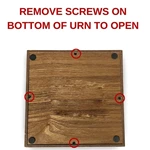 Wood Urn for Human Ashes