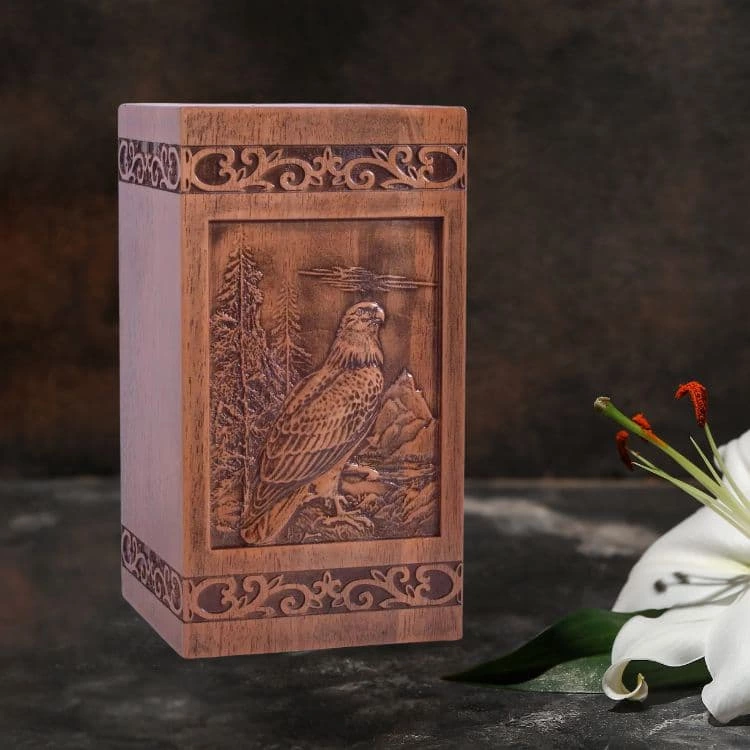 Keepsake Wooden Cremation Boxes for Humans